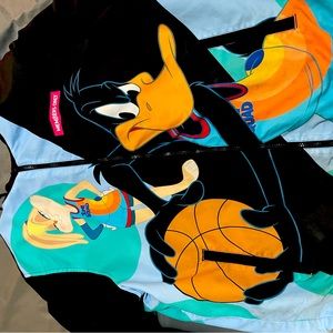 Members Only “Space Jam” Zip Up Jacket XL